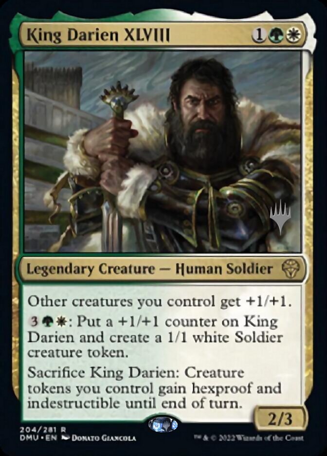 King Darien XLVIII (Promo Pack) [Dominaria United Promos] | RetroPlay Games