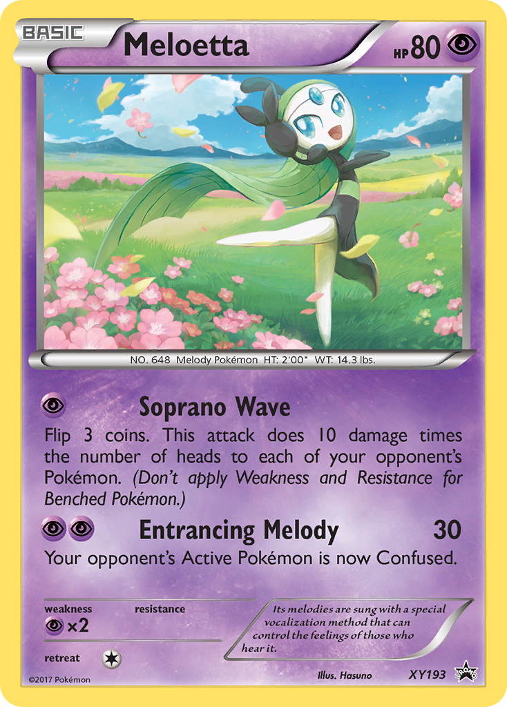 Meloetta (XY193) [XY: Black Star Promos] | RetroPlay Games