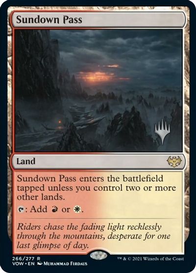 Sundown Pass (Promo Pack) [Innistrad: Crimson Vow Promos] | RetroPlay Games