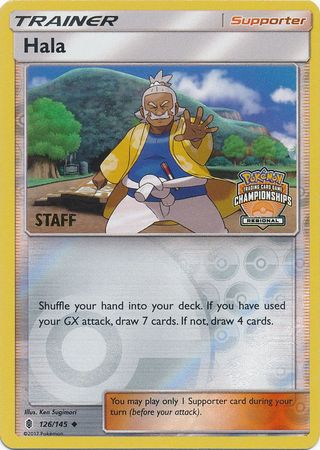 Hala (126/145) (Regional Championship Promo Staff) [Sun & Moon: Guardians Rising] | RetroPlay Games