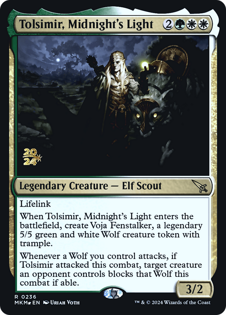 Tolsimir, Midnight's Light [Murders at Karlov Manor Prerelease Promos] | RetroPlay Games