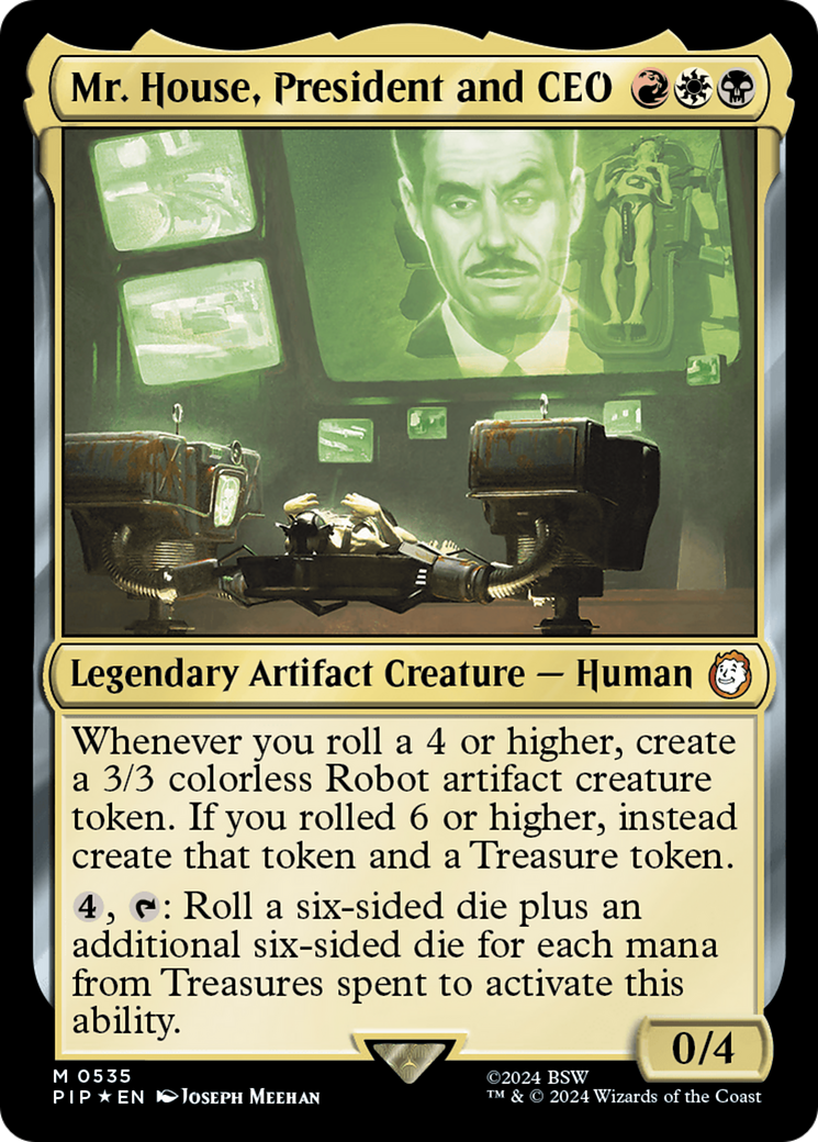 Mr. House, President and CEO (Surge Foil) [Fallout] | RetroPlay Games