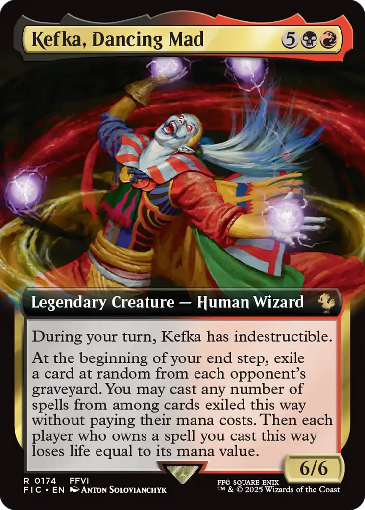 Kefka, Dancing Mad (Extended Art) [FINAL FANTASY Commander] | RetroPlay Games