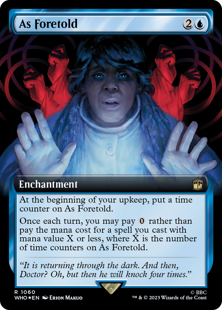 As Foretold (Extended Art) (Surge Foil) [Doctor Who] | RetroPlay Games