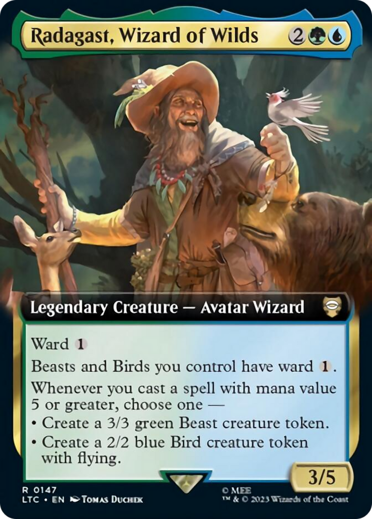 Radagast, Wizard of Wilds (Extended Art) [The Lord of the Rings: Tales of Middle-Earth Commander] | RetroPlay Games