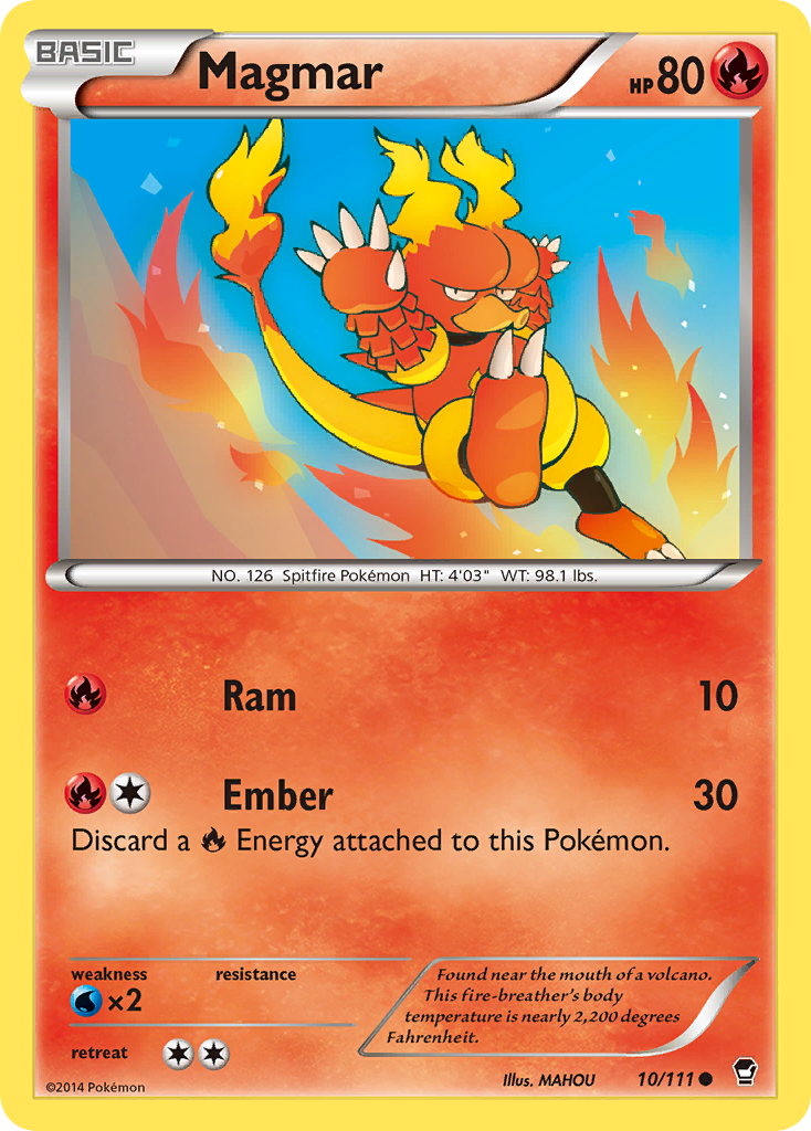 Magmar (10/111) [XY: Furious Fists] | RetroPlay Games