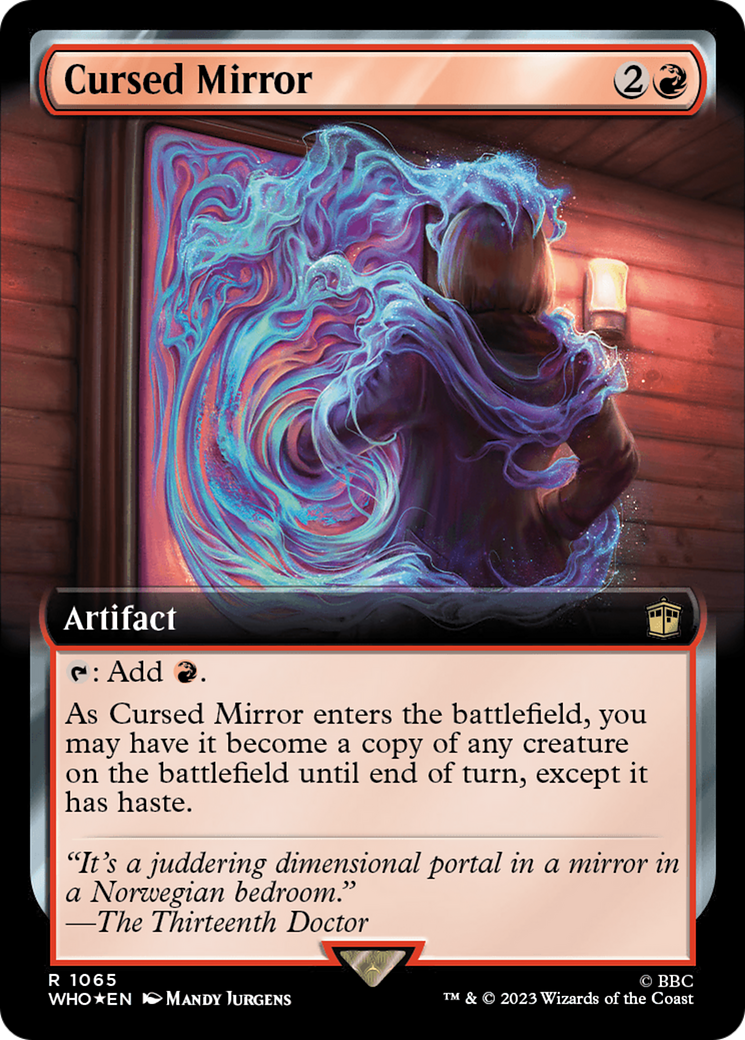 Cursed Mirror (Extended Art) (Surge Foil) [Doctor Who] | RetroPlay Games