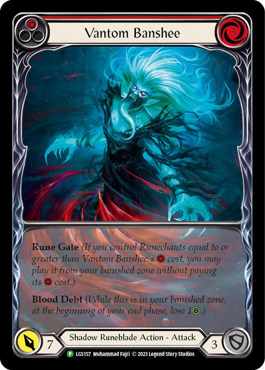 Vantom Banshee (Red) (Extended Art) [LGS157] (Promo)  Rainbow Foil | RetroPlay Games