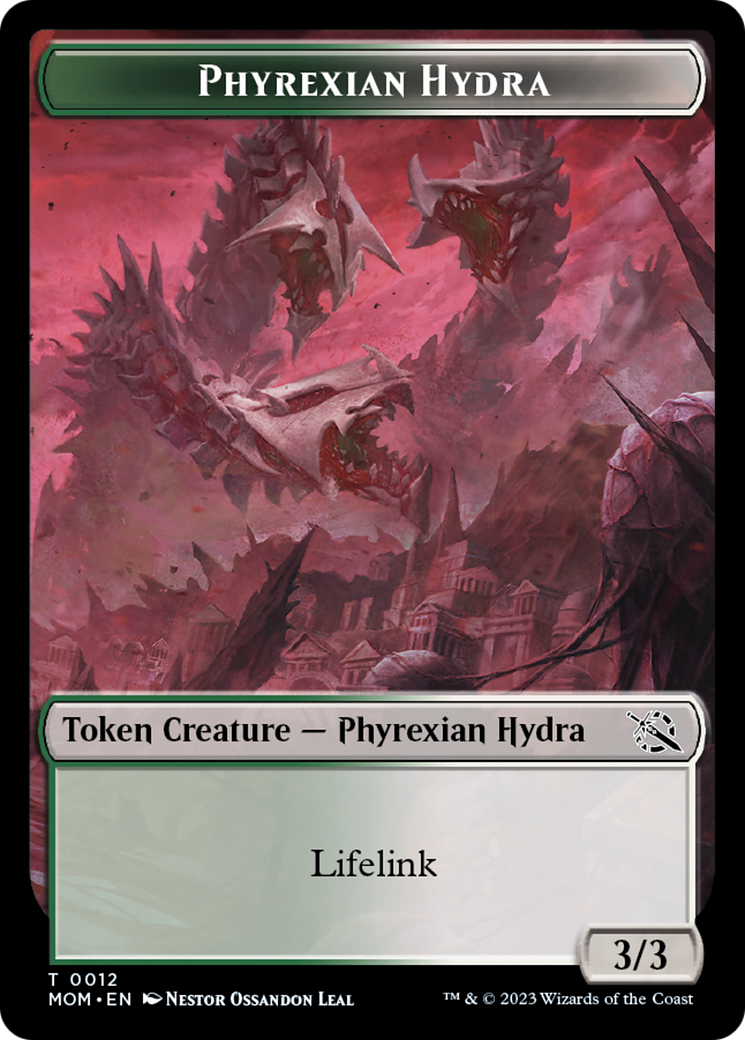 Phyrexian Hydra Token (12) [March of the Machine Tokens] | RetroPlay Games