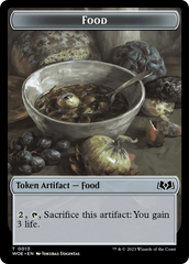 Faerie // Food (0013) Double-Sided Token [Wilds of Eldraine Tokens] | RetroPlay Games