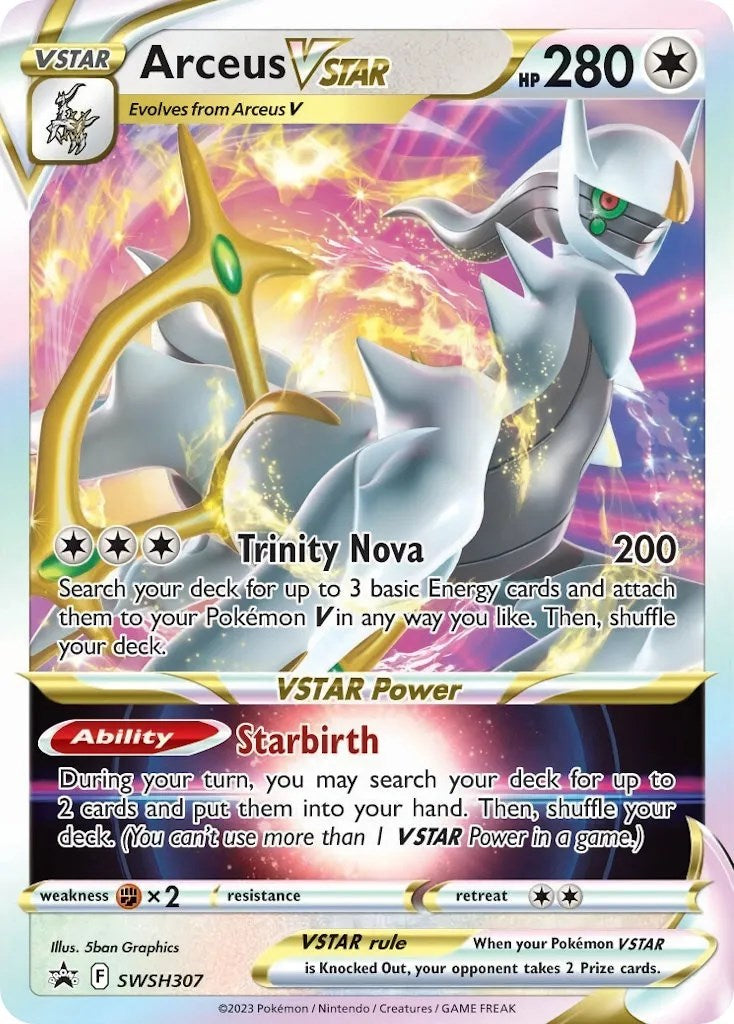 Arceus VSTAR (SWSH307) [Sword & Shield: Black Star Promos] | RetroPlay Games