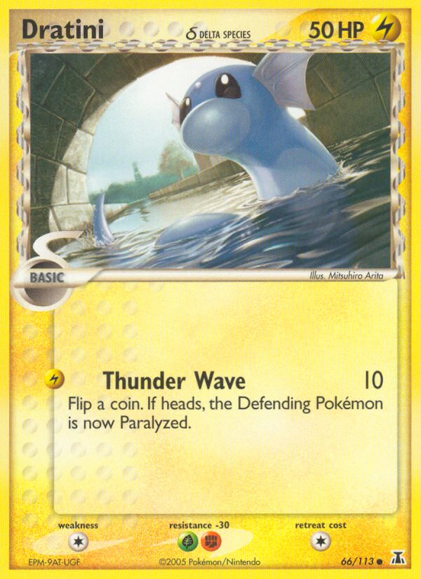 Dratini (66/113) (Delta Species) [EX: Delta Species] | RetroPlay Games