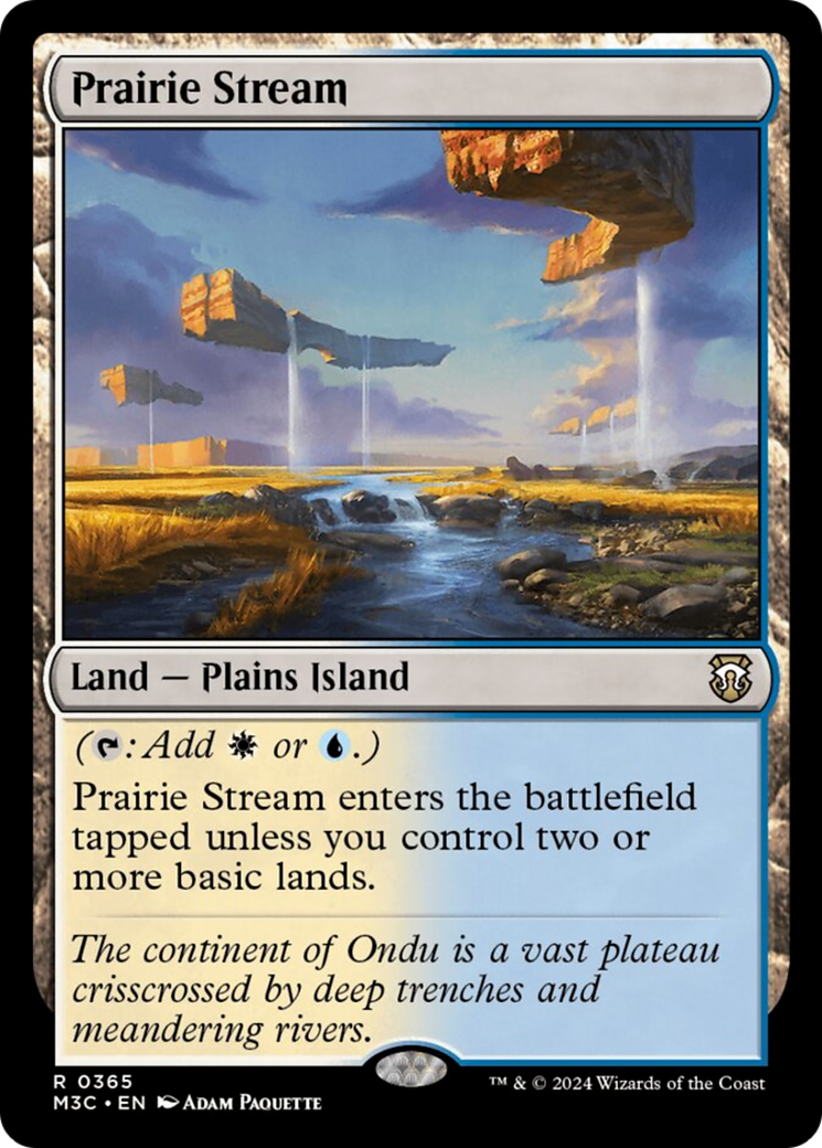 Prairie Stream (Ripple Foil) [Modern Horizons 3 Commander] | RetroPlay Games