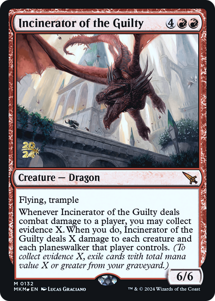 Incinerator of the Guilty [Murders at Karlov Manor Prerelease Promos] | RetroPlay Games