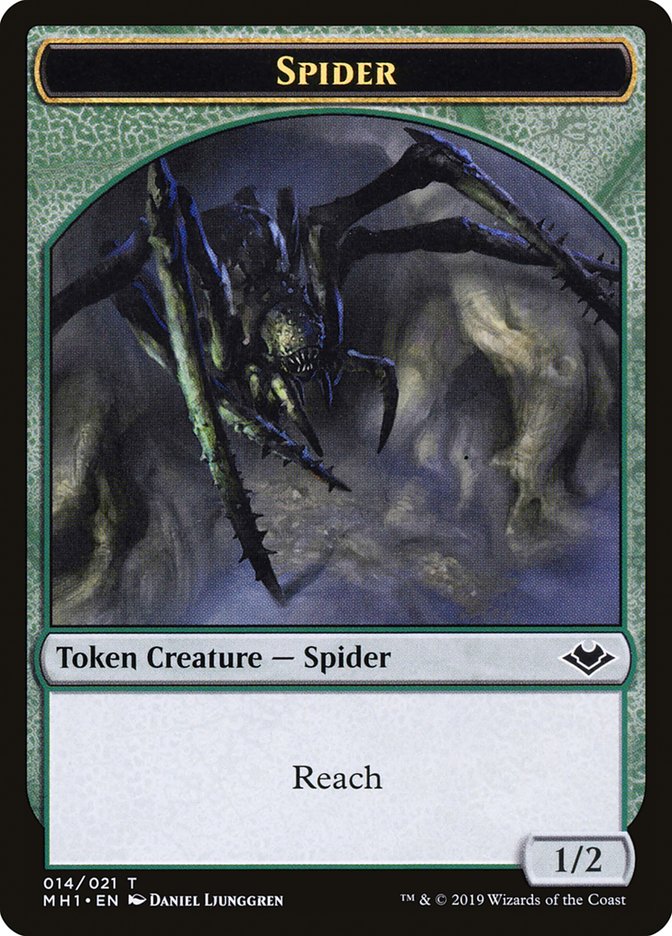 Spider Token [Modern Horizons Tokens] | RetroPlay Games