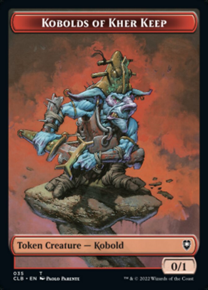 Kobolds of Kher Keep // Treasure Double-Sided Token [Commander Legends: Battle for Baldur's Gate Tokens] | RetroPlay Games