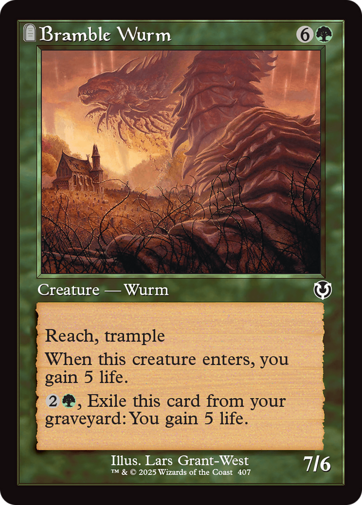 Bramble Wurm (Retro Frame) [Innistrad Remastered] | RetroPlay Games