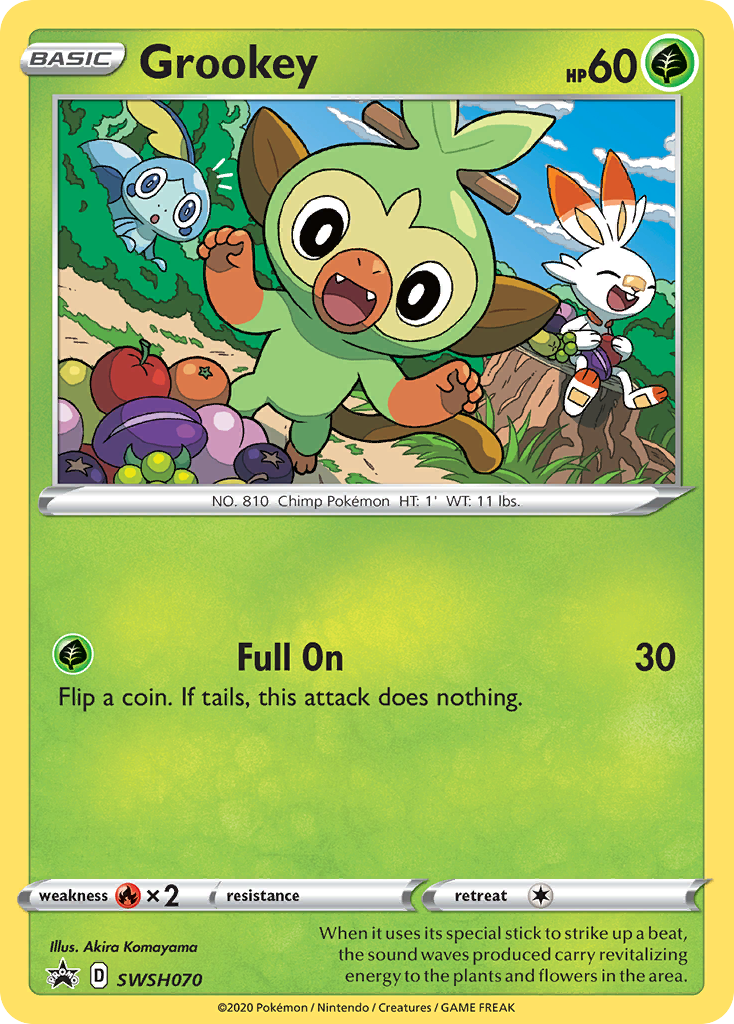 Grookey (SWSH070) [Sword & Shield: Black Star Promos] | RetroPlay Games