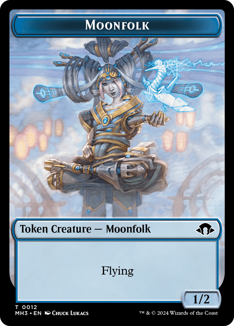 Moonfolk // Energy Reserve Double-Sided Token [Modern Horizons 3 Tokens] | RetroPlay Games