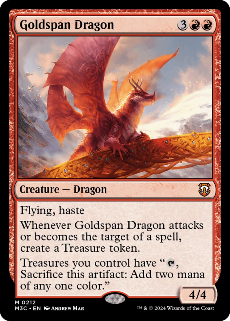 Goldspan Dragon [Modern Horizons 3 Commander] | RetroPlay Games