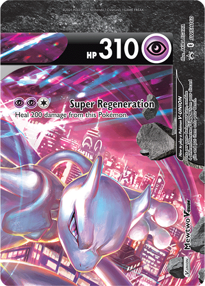 Mewtwo V-Union (SWSH160) [Sword & Shield: Black Star Promos] | RetroPlay Games