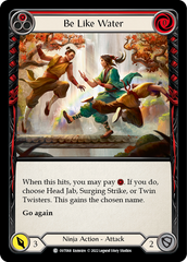 Be Like Water (Red) [OUT068] (Outsiders)  Rainbow Foil | RetroPlay Games