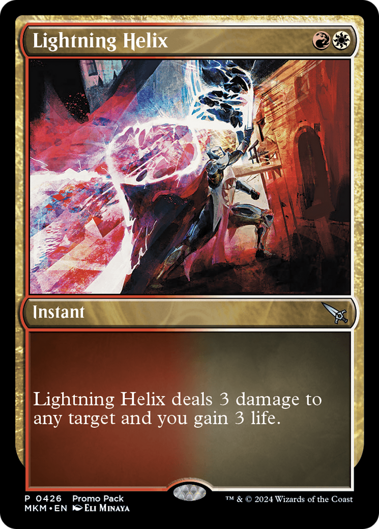 Lightning Helix (Promo Pack) [Murders at Karlov Manor Promos] | RetroPlay Games