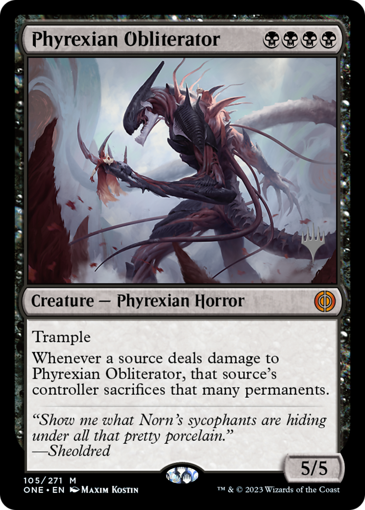 Phyrexian Obliterator (Promo Pack) [Phyrexia: All Will Be One Promos] | RetroPlay Games