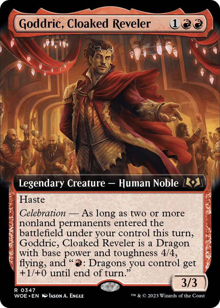 Goddric, Cloaked Reveler (Extended Art) [Wilds of Eldraine] | RetroPlay Games