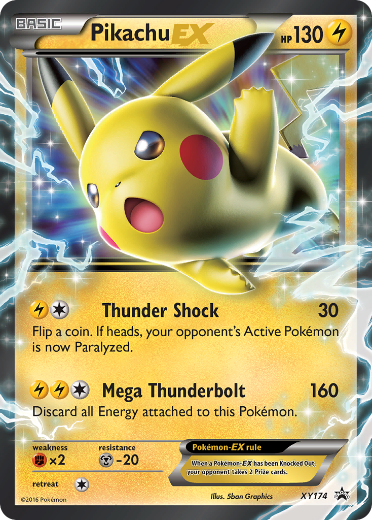 Pikachu EX (XY174) [XY: Black Star Promos] | RetroPlay Games