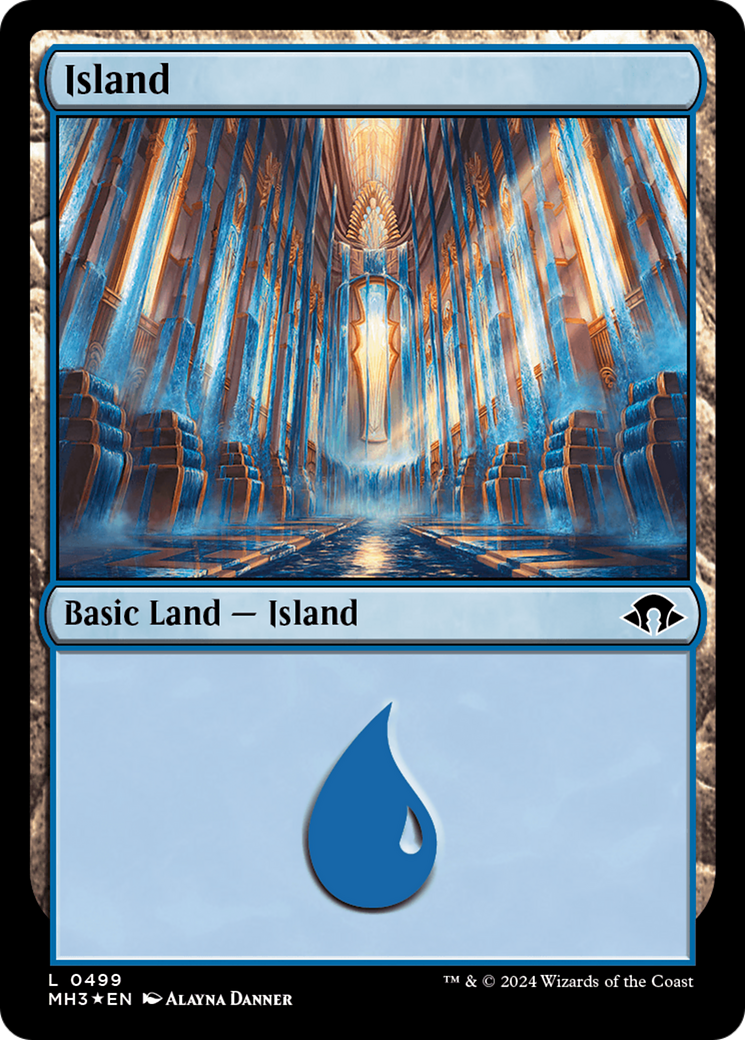 Island (0499) (Ripple Foil) [Modern Horizons 3] | RetroPlay Games