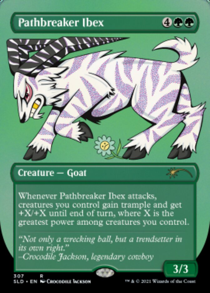 Pathbreaker Ibex (Borderless) (Foil Etched) [Secret Lair Drop Series] | RetroPlay Games