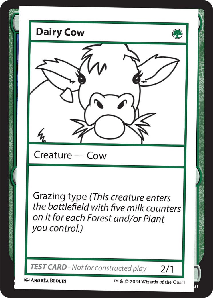 Dairy Cow [Mystery Booster 2 Playtest Cards] | RetroPlay Games