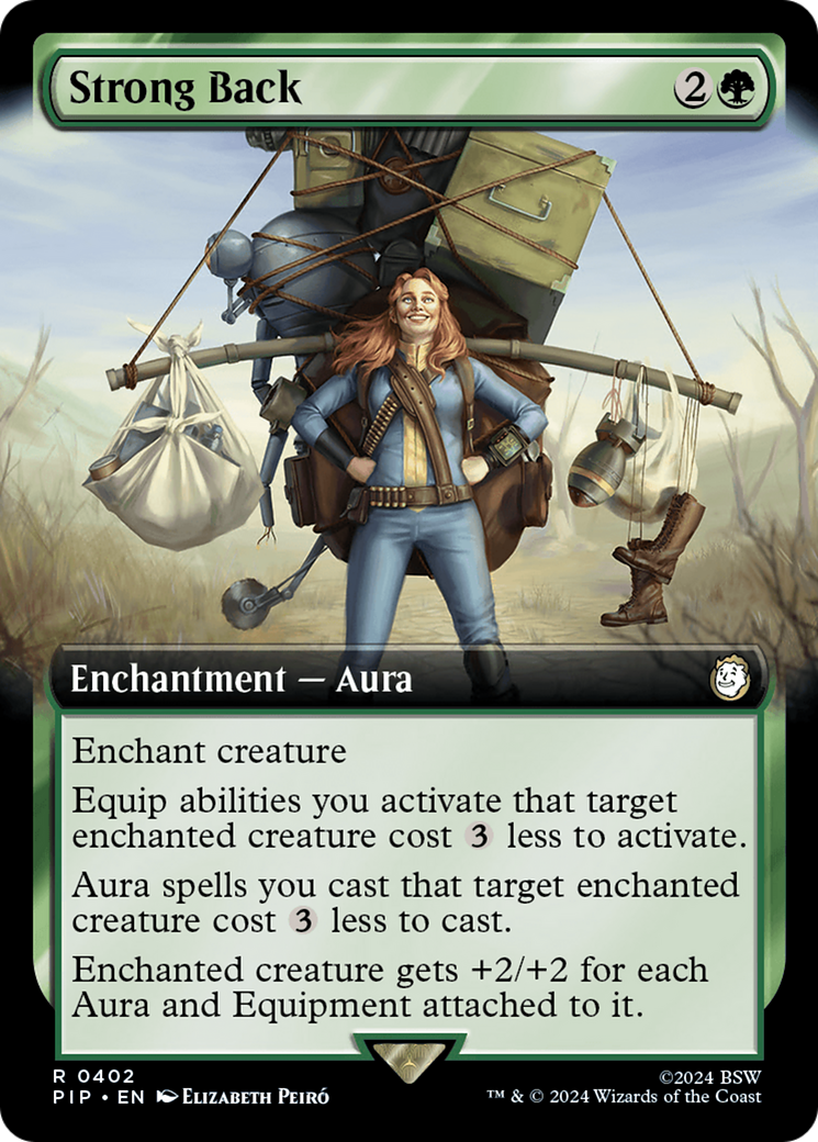 Strong Back (Extended Art) (Surge Foil) [Fallout] | RetroPlay Games