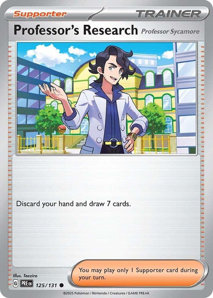 Professor's Research (125/131) [Professor Sycamore] [Scarlet & Violet: Prismatic Evolutions] | RetroPlay Games