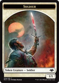 Soldier (004) // Wrenn and Six Emblem (021) Double-Sided Token [Modern Horizons Tokens] | RetroPlay Games