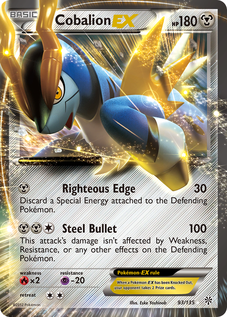 Cobalion EX (93/135) [Black & White: Plasma Storm] | RetroPlay Games
