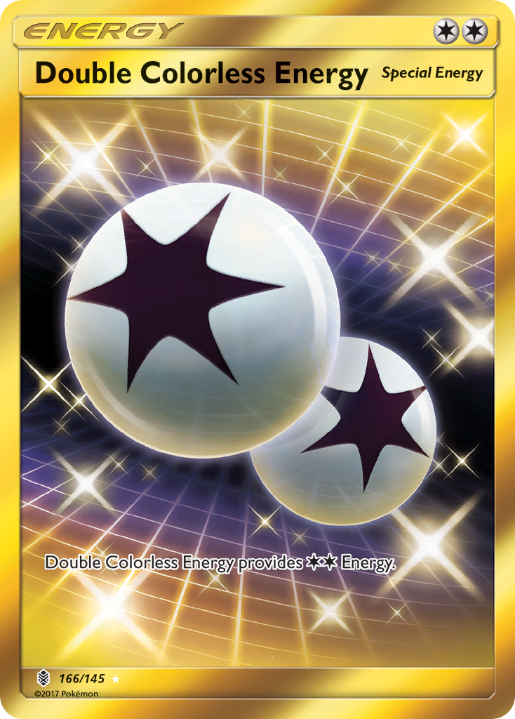 Double Colorless Energy (166/145) [Sun & Moon: Guardians Rising] | RetroPlay Games