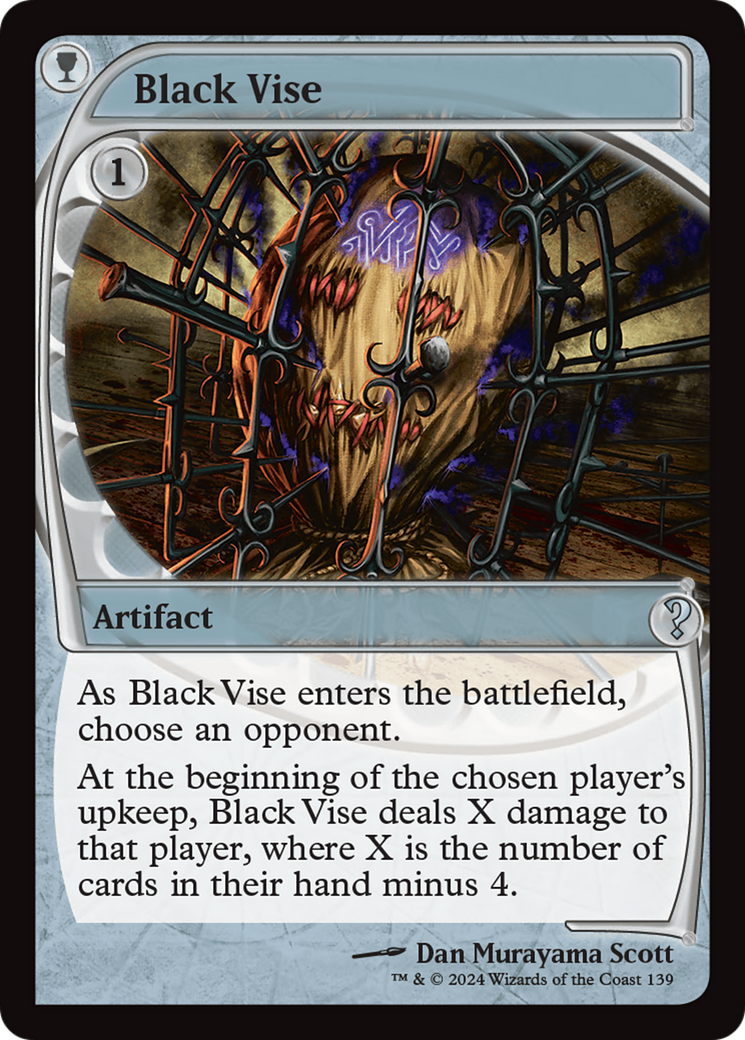 Black Vise (Future Sight) [Mystery Booster 2] | RetroPlay Games