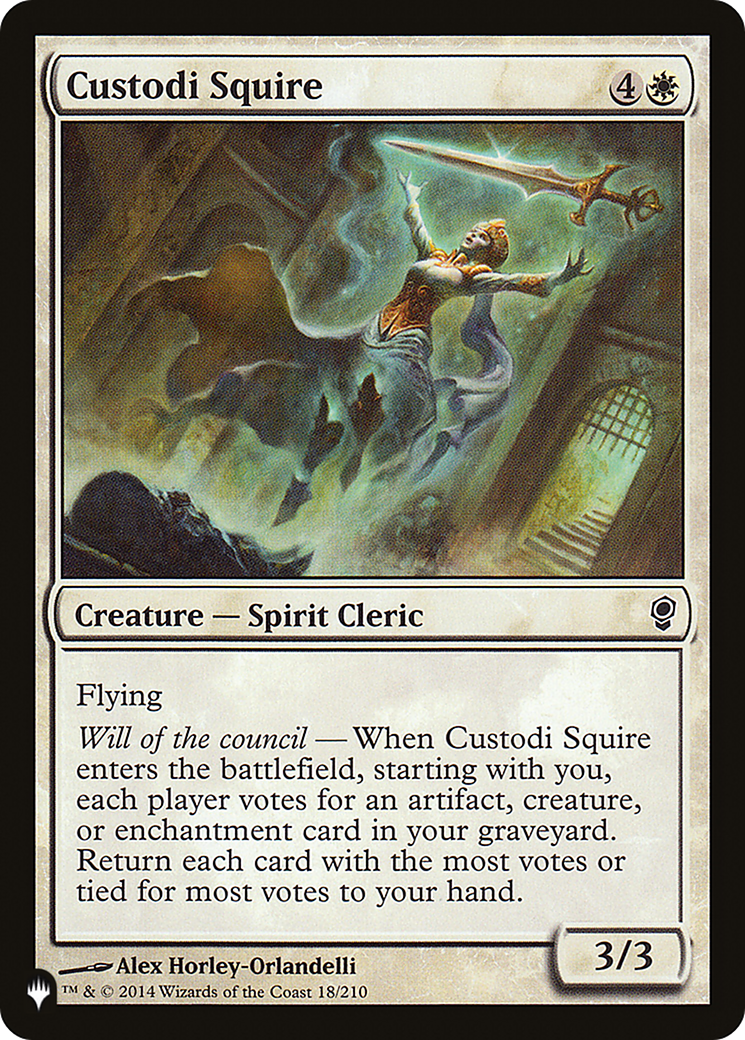 Custodi Squire [The List Reprints] | RetroPlay Games