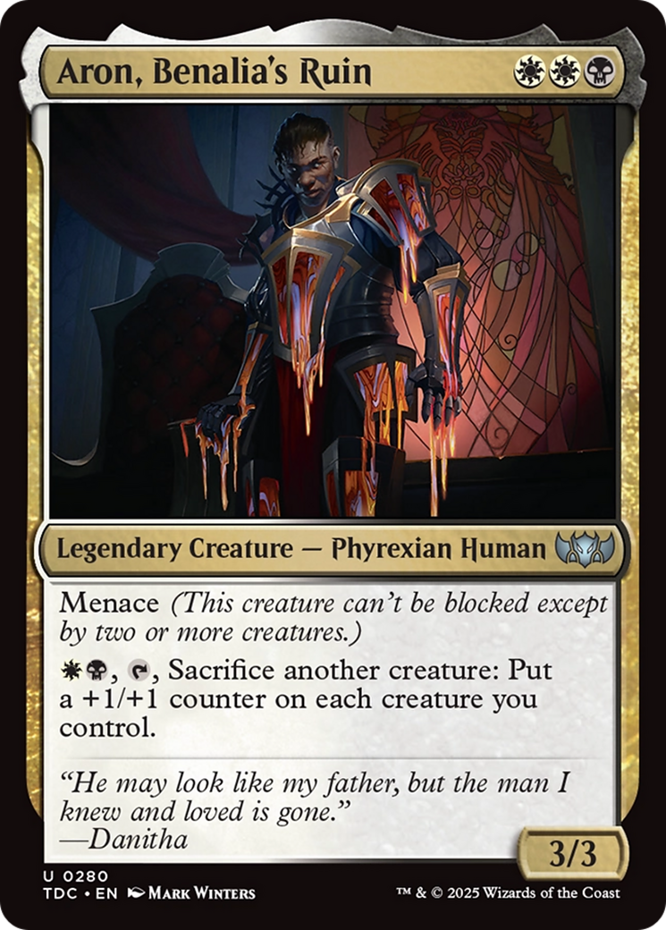 Aron, Benalia's Ruin [Tarkir: Dragonstorm Commander] | RetroPlay Games