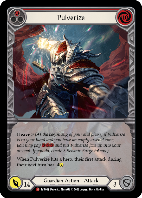 Pulverize [EVR021] (Everfest)  1st Edition Extended Art Rainbow Foil | RetroPlay Games