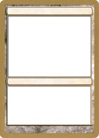 2004 World Championship Blank Card [World Championship Decks 2004] | RetroPlay Games