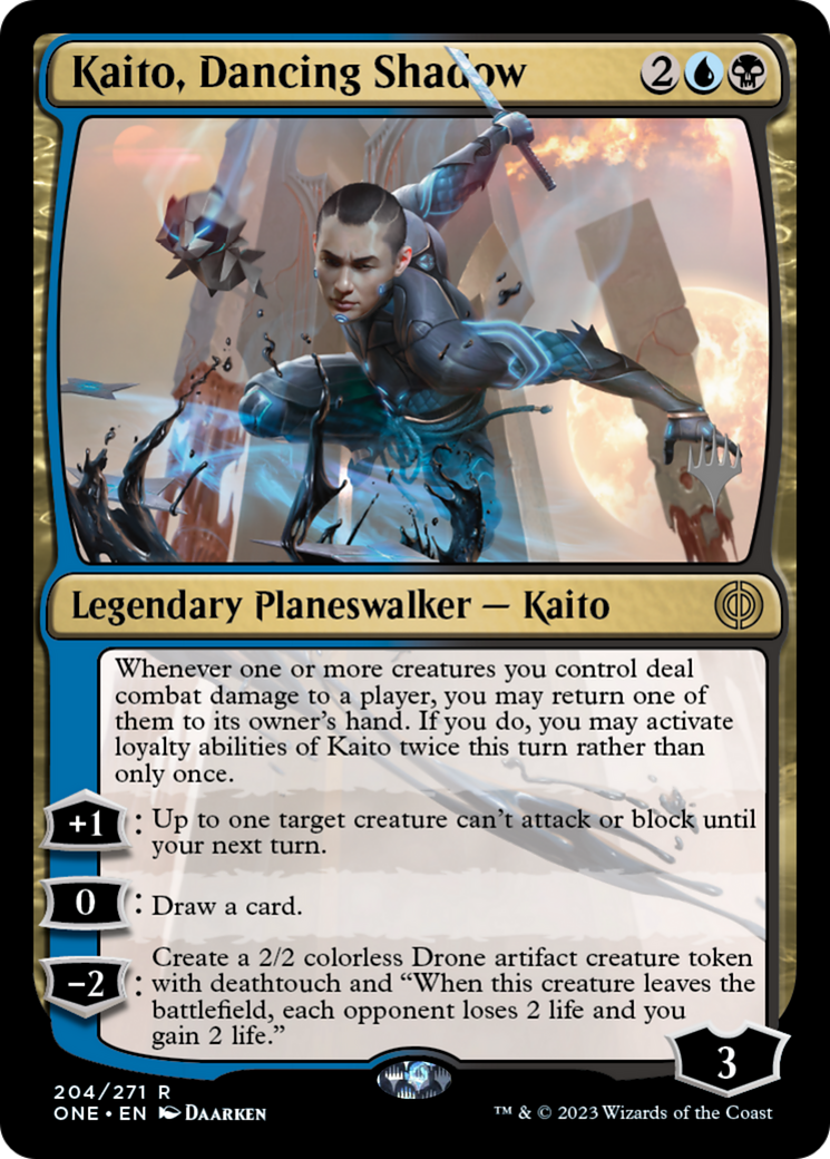 Kaito, Dancing Shadow (Promo Pack) [Phyrexia: All Will Be One Promos] | RetroPlay Games