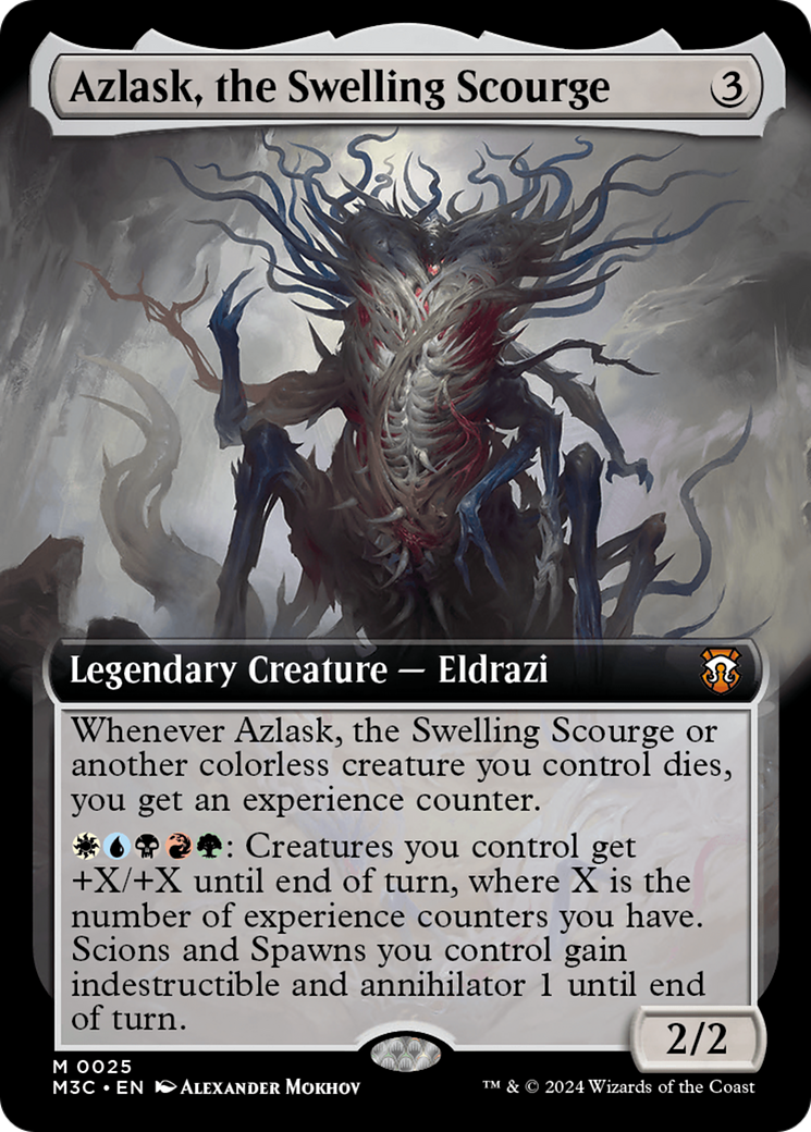Azlask, the Swelling Scourge (Extended Art) [Modern Horizons 3 Commander] | RetroPlay Games