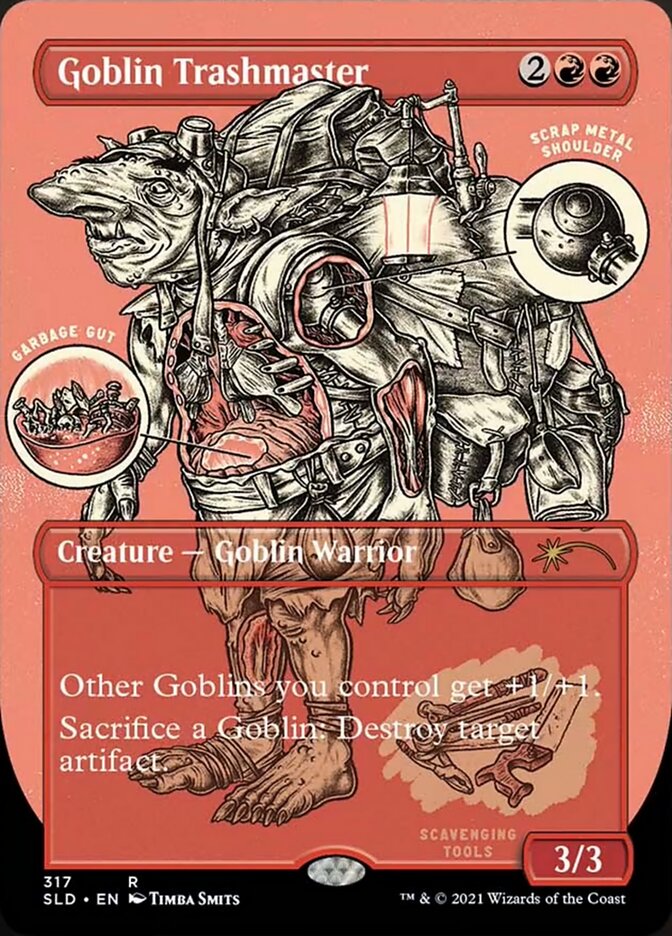 Goblin Trashmaster (Borderless Foil Etched) [Secret Lair Drop Series] | RetroPlay Games