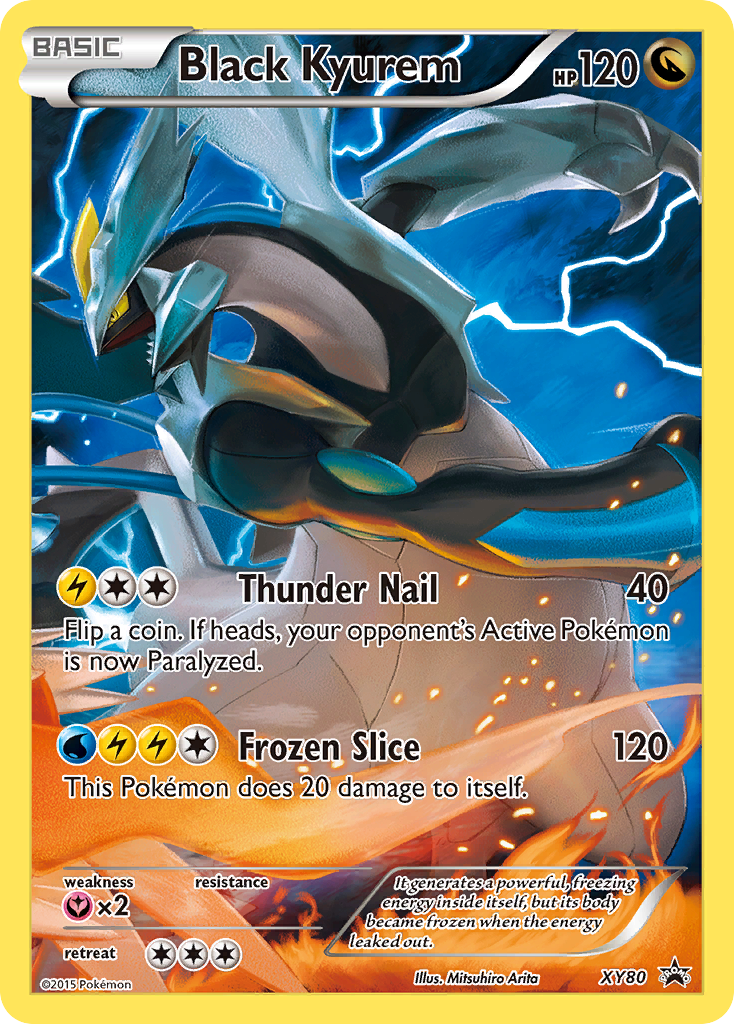 Black Kyurem (XY80) (Full Art Promo) [XY: Black Star Promos] | RetroPlay Games