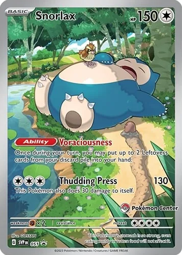 Snorlax (051) (Pokemon Center) [Scarlet & Violet: Black Star Promos] | RetroPlay Games