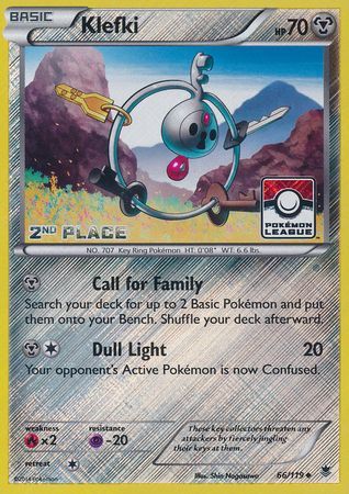 Klefki (66/119) (League Promo 2nd Place) [XY: Phantom Forces] | RetroPlay Games
