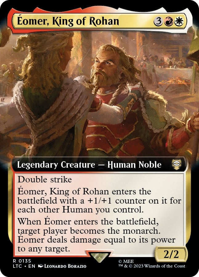 Eomer, King of Rohan (Extended Art) [The Lord of the Rings: Tales of Middle-Earth Commander] | RetroPlay Games